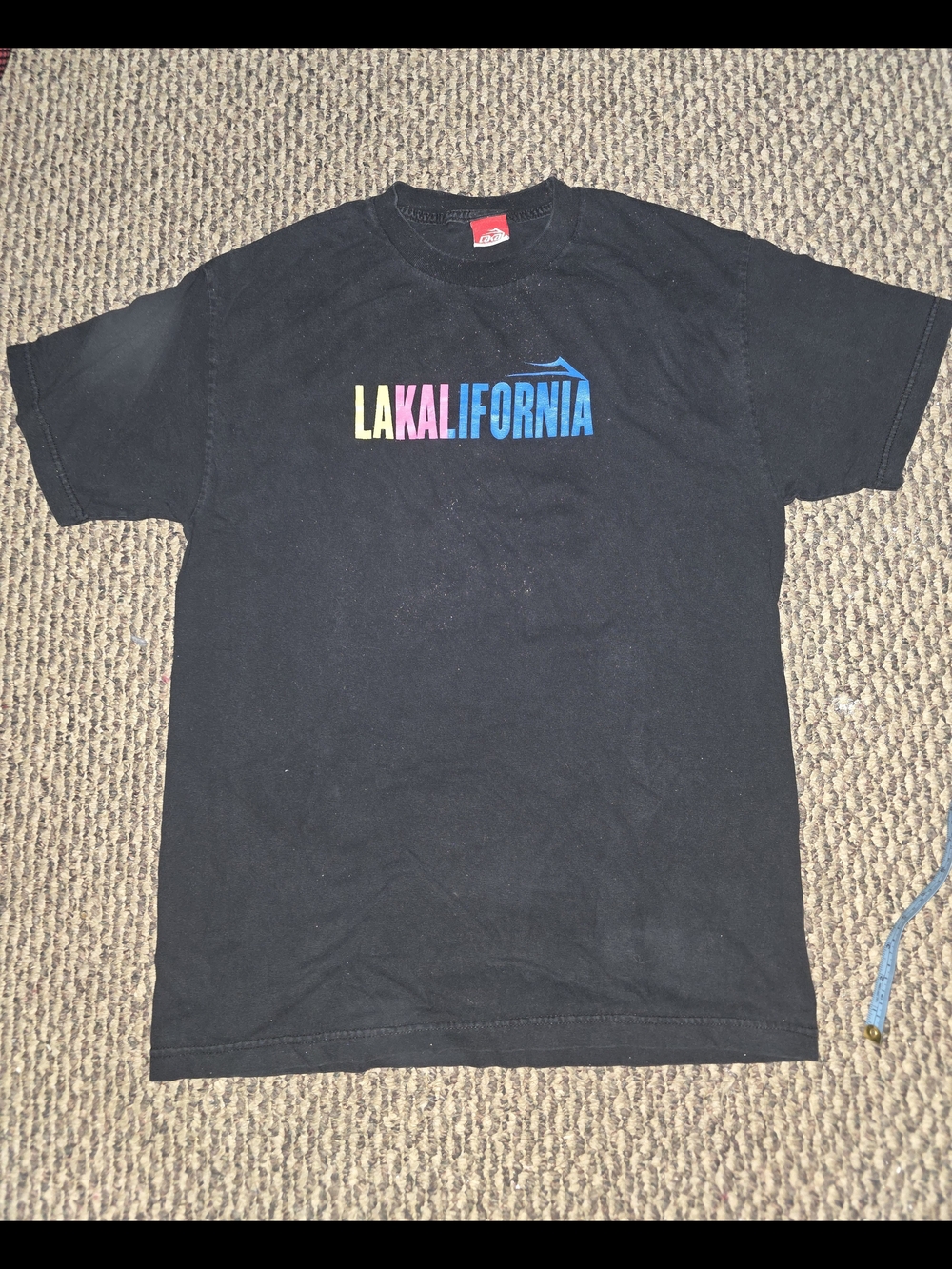 LAKALIFORNIA Short Sleeve Graphic Tee - Black